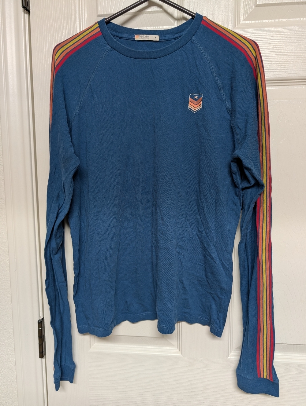 Marine Layer Archive Sleeve Stripe Tee Long Sleeve Men’s Medium Retro Rare
